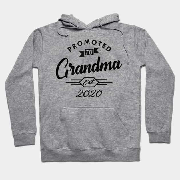 New Grandma - Promoted to grandma est. 2020 Hoodie by KC Happy Shop